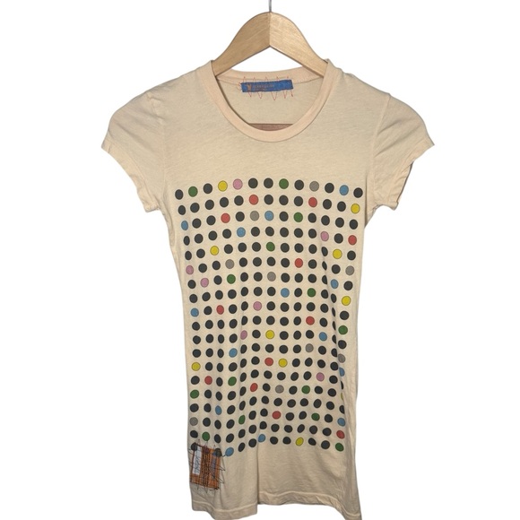 Robert Earl Couture Tops - Robert Earl Couture Hand-Signed "Poka Poka Dot" Graphic Tee Rare/Boutique